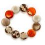 Earth Accessories Boho Bracelets for Women - Plant Based and Sustainable Bohemian Bracelet and Jewelry - Hippie Bracelets or Stretch Chunky Beaded Bracelets