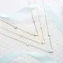 555Jewelry Stainless Steel Dainty Tri Star Necklace Pendant for Women & Girls 555Jewelry Stainless Steel Dainty Tri Star Necklace Pendant for Women & Girls