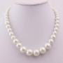 HAPPYAN Handmade Faux Pearl Necklace and Clip on Earrings Jewelry Sets for Women Bib Choker Collar Necklace