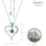Sterling Silver I Love You Necklace 100 Languages Mom Necklace for Mom Birthday Gifts March April Birthstone Aquamarine Simulated Diamond Blue Sapphire Amethyst Jewelry Sterling Silver I Love You Necklace 100 Languages Mom Necklace for Mom Birthday Gifts March April Birthstone Aquamarine Simulated Diamond Blue Sapphire Amethyst Jewelry