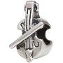 Violin Charms Authentic 925 Sterling Silver Charm Jewelry for Charms Bracelet