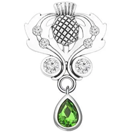 CENWA Outlander Inspired Jewelry Scottish Thistle Brooch Pin Sassenach Scottish Outlander Gift Scottish Brooch