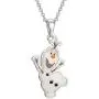 Disney Frozen Fine Silver Plated Blue Snowflake Pendant Necklace, 18'' Chain Disney Frozen Fine Silver Plated Blue Snowflake Pendant Necklace, 18'' Chain