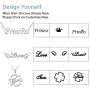 XVX 925 Sterling Silver Custom Name Necklace with Crown 18K Gold Plated Personalized Nameplate Engraved Pendant Birthday Jewelry Gifts for Women Girl