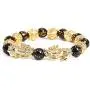 4Pcs Pi Xiu Pi Yao Feng Shui Bracelets Five Element Chinese Zodiac Black Obsidian Prosperity Good Luck Wealth Dragon Bangle Adjustable Elastic for Women Men Jewelry 4Pcs Pi Xiu Pi Yao Feng Shui Bracelets Five Element Chinese Zodiac Black Obsidian Prosperity Good Luck Wealth Dragon Bangle Adjustable Elastic for Women Men Jewelry