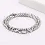 Dankadi Charm Jewelry Womens Original 925 Silver Necklace Minimalist 3MM Box Chain Unisex Chokers Necklaces Accessories Lobster Claw Clasp Dankadi Charm Jewelry Womens Original 925 Silver Necklace Minimalist 3MM Box Chain Unisex Chokers Necklaces Accessories Lobster Claw Clasp