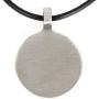 Trilogy Jewelry Pewter Circle Ohm Om Yoga Buddha Namaste Pendant on Leather Necklace