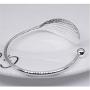 Weishu 925 Sterling Silver Leaf Feather Bracelets & Bangles for Women Wedding Gift Adjustable Bracelet Birthday Leaf-Shaped Cuff Jewelry