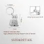 Eigso Cat Memorial Keychain No Longer by My Side But Forever in My Heart Cat Loss Sympathy Gift Cat Remembrance Gift