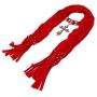 Elegant Cross Charm Pendant Jewelry Necklace Scarf - Diff. Colors Available