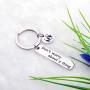 AKTAP Dont Worry About A Thing Keychain Three Little Birds Jewelry Encouragement Friendship Gifts
