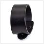 Mgutillart Punk Alloy Buckle Cuff Wristband Wide Leather Bracelet