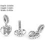 Pandora Jewelry 18 Years of Love Cubic Zirconia Charm in Sterling Silver