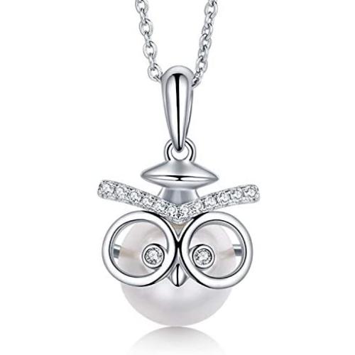 Graduation Gifts for Her Owl Necklace Made with Swarovski Pearls Graduation Gifts for High School College Graduates
