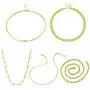 Yolanda 5 Pieces Gold Chain Necklace for Women Girls Snake Chain Herringbone Paperclip Choker Necklaces Dainty Link Jewelry Yolanda 5 Pieces Gold Chain Necklace for Women Girls Snake Chain Herringbone Paperclip Choker Necklaces Dainty Link Jewelry