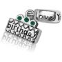 JMQJewelry Heart Charm Birthday Cake I Love You Charms Candle Dangle Beads Bracelets Christmas