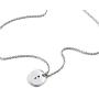 Yolanda Stainless Steel Heart Semicolon Necklace Motivational Inspirational Gift Hand Stamped Jewelry