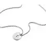 Yolanda Stainless Steel Heart Semicolon Necklace Motivational Inspirational Gift Hand Stamped Jewelry