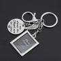 KUIYAI Memorial Keychain I was Always His Angel Now Hes Mine Memorial Picture Frames in Memory of Loved One Sympathy Gift