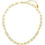 Gold Paperclip Chain Necklace for Women - 24K Gold Layering Paper Clip Necklace Jewelry | 18'' + 2'' Extender with Nano Stearin Protective Coating