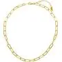 Gold Paperclip Chain Necklace for Women - 24K Gold Layering Paper Clip Necklace Jewelry | 18'' + 2'' Extender with Nano Stearin Protective Coating Gold Paperclip Chain Necklace for Women - 24K Gold Layering Paper Clip Necklace Jewelry | 18'' + 2'' Extender with Nano Stearin Protective Coating