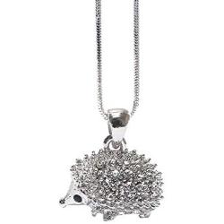 Lola Bella Gifts Crystal Hedgehog Fashion Necklace