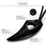 Jstyle Stainless Steel Necklace for Men Necklace Chain Spear Wolf Teeth Pendant Adjustable Chains 2 Set