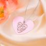 925 Sterling Silver Good Luck Irish Claddagh Celtic Knot Love Heart Pendant Necklace for Women Girls Ladies Birthday Gift, 18'' Rolo Chain