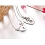 SunnyHouse Jewelry His & Hers Matching Set Your Key to My Heart Couple Pendant Necklace Key and Lock Style in a Gift Box