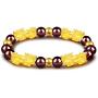 Feng Shui Amulet Bracelet The Best Prosperity Red Garnet Bead Bracelet with 6/4 Gold Plated Pi Xiu/Pi Yao Lucky Wealthy Brecelet