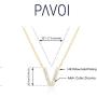 PAVOI 14K Yellow Gold Plated Cubic Zirconia Initial Necklace | Letter Necklaces for Women