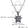KMASAL Jewelry Unisex Exquisite Bubble Pendant Hip Hop Iced Out Rhinestone Crystal Necklace 18K Gold Plated with 24” Stainless Rope Chain for Men Women KMASAL Jewelry Unisex Exquisite Bubble Pendant Hip Hop Iced Out Rhinestone Crystal Necklace 18K Gold Plated with 24” Stainless Rope Chain for Men Women
