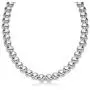 Verona Jewelers Sterling Silver 7MM 8MM Italian Bead Ball Chain Necklace- Handmade Bead Italian Necklace, Silver Bead Necklace