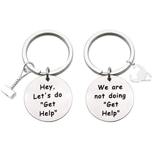TIIMG Friendship Jewelry Gift for Friend Hey Let’s Do Get Help Gift for Friend