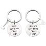 TIIMG Friendship Jewelry Gift for Friend Hey Let’s Do Get Help Gift for Friend