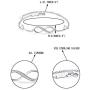 EVER FAITH 925 Sterling Silver White CZ Infinity Symbol Heart Charm Adjustable Bracelet Gift for Women