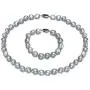 8.5-9.5mm Gray Baroque Freshwater Cultured Pearl Necklace and Bracelet Set AA+ Quality with Sterling Silver Clasp - PremiumPearl 8.5-9.5mm Gray Baroque Freshwater Cultured Pearl Necklace and Bracelet Set AA+ Quality with Sterling Silver Clasp - PremiumPearl