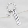 WSNANG Hunting Gift Enjoy The Hunt But Find Your Way Back to Me Keychain Gift for Hunter Dad Husband Boyfriend Brother Wildlife Outdoorsman Jewelry