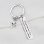 WSNANG Hunting Gift Enjoy The Hunt But Find Your Way Back to Me Keychain Gift for Hunter Dad Husband Boyfriend Brother Wildlife Outdoorsman Jewelry