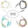 Taouzi Face Mask Lanyard Chain Strap Holder for Women Kids Holder Comfortable Around The Neck Bracelets