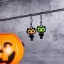 Cute Owl Bird Hook Earrings Halloween Christmas Earrings Gifs Delicate Fashion Black Owl Hook Dangle Tassel Drop Earring Animal Owl Lovers Jewelry Christmas Gifs for Women