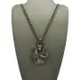 Shiny Jewelers USA Mens Egyptian Anubis Hematite GOD Pendant Cuban Box Chain Necklace Shiny Jewelers USA Mens Egyptian Anubis Hematite GOD Pendant Cuban Box Chain Necklace