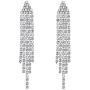 SELOVO Long Chandelier Tassel Dangle Earrings Party Jewelry Clear Austrian Crystal