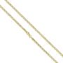 10K Yellow Gold 2mm Curb Chain Necklace, 16'' - 30''