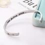 Inspirational Bracelets for Women Gifts for Women Girls Motivational Birthday Cuff Bangle Friendship Personalized Jewelry Gift