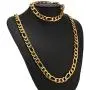 Tuccpai 316L Stainless Steel Mens and Womens Necklace Bracelet Jewelry Set Miami Cuban Necklace Tuccpai 316L Stainless Steel Mens and Womens Necklace Bracelet Jewelry Set Miami Cuban Necklace