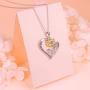 You Are My Sunshine Sunflower Gold Plated S925 Sterling Silver Pendant Necklace Earrings Ring Bracelet Anklet
