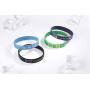 Rinspyre Set of 4 Silicone Motivational Bible Verse Bracelets Philippians 4:13 Christian Religious Jewelry Gift for Men Women