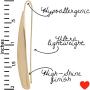 Humble Chic 14K Gold Plated Bar Dangle Earrings | Hypoallergenic Long Threader Drop Earrings for Women