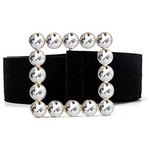 YAYOHU Fashion Designer Belts for Women with Statement Drop Earrings